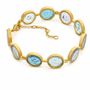 Bijoux - BRACELET DORÉ GAUDÍ JEWELRY CASA BATLLÓ BLEUS - JOIDART