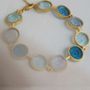 Bijoux - BRACELET DORÉ GAUDÍ JEWELRY CASA BATLLÓ BLEUS - JOIDART