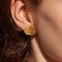 Bijoux - BOUCLES D'OREILLES MOYENNES DORÉES TAGLIO - JOIDART