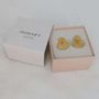 Jewelry - DOUBLE GOLDEN EARRINGS TAGLIO - JOIDART