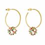 Bijoux - BOUCLES D'OREILLES DORÉES CANDY COLOURS - JOIDART