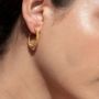 Jewelry - LARGE GOLDEN HOOP EARRINGS STARDUST - JOIDART