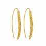 Jewelry - GOLDEN HOOK EARRINGS STARDUST - JOIDART