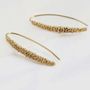 Jewelry - GOLDEN HOOK EARRINGS STARDUST - JOIDART