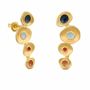 Bijoux - BOUCLES D'OREILLES DORÉES FAVORITA COLORS MOYENNES - JOIDART