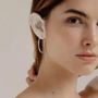 Bijoux - BOUCLES D'OREILLES EN ARGENT CLARA MOYENNES - JOIDART