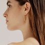 Bijoux - BOUCLES D'OREILLES DORÉES CLARA OVALES MOYENNES - JOIDART