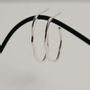 Bijoux - BOUCLES D'OREILLES EN ARGENT CLARA OVALES MOYENNES - JOIDART