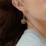Bijoux - BOUCLES D'OREILLES DORÉES CANDY MOON - JOIDART