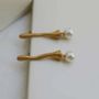 Bijoux - BOUCLES D'OREILLES DORÉES ECLAT BLANC - JOIDART