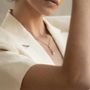 Bijoux - COLLIER DORÉE ECLAT BLANC - JOIDART