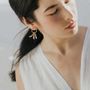 Bijoux - BOUCLES D'OREILLES DORÉES EXOTICA - JOIDART