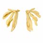 Bijoux - BOUCLES D'OREILLES DORÉES EXOTICA GRANDES - JOIDART