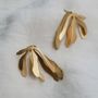 Bijoux - BOUCLES D'OREILLES DORÉES EXOTICA GRANDES - JOIDART