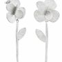 Jewelry - LONG SILVER EARRINGS PAMPALONIA - JOIDART