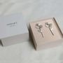 Jewelry - LONG SILVER EARRINGS PAMPALONIA - JOIDART