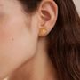 Bijoux - BOUCLES D'OREILLES PETITES DORÉES TAGLIO - JOIDART