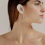 Jewelry - LARGE SILVER OVAL HOOPS EARRINGS CLARA - JOIDART