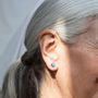Jewelry - SMALL SILVER EARRINGS GAUDÍ JEWELRY CIBES - JOIDART