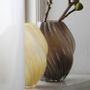 Vases - Glass vase, Taupe - MADAM STOLTZ