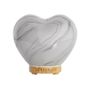Scent diffusers - Heart essential oil diffuser — 24 cm glass, multicolored LEDs - FG IMPORTS