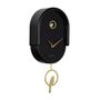 Horloges - Wall clock Tweet burgundy red - PRESENT TIME