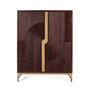 Sideboards - Bar cabinet in mango wood and metal - GINER Y COLOMER
