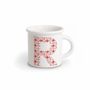 Tasses et mugs - MUG RED ALPHABET R - ILARIA.I