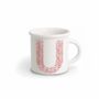 Tasses et mugs - MUG RED ALPHABET U - ILARIA.I