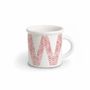 Mugs - MUG RED ALPHABET W - ILARIA.I