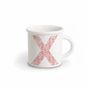 Mugs - MUG RED ALPHABET X - ILARIA.I