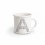 Mugs - MUG BLACK ALPHABET A - ILARIA.I