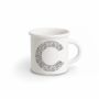 Mugs - MUG BLACK ALPHABET C - ILARIA.I