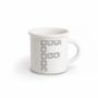 Mugs - MUG BLACK ALPHABET F - ILARIA.I