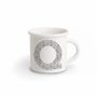 Tasses et mugs - MUG BLACK ALPHABET Q - ILARIA.I