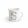 Mugs - MUG BLACK ALPHABET S - ILARIA.I