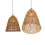 Hanging lights - Set of 2 palm leaf pendants - JOSY - HYDILE