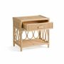 Night tables - Rattan bedside table with drawer - PRISCA - HYDILE