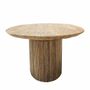 Tables Salle à Manger - Table à manger ovale en bois de teck recyclé - YAGA - HYDILE