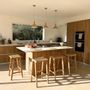 Stools - Teak and synthetic rope bar stool - ANDA - HYDILE