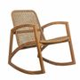Armchairs - Outdoor/indoor rocking chair in teak and rope - ANNA - HYDILE