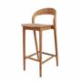 Chaises - Chaise haute de bar en teck - LUCIE - HYDILE