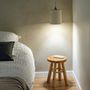 Hanging lights - White terracotta pendant light - COLETTE - HYDILE