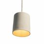 Hanging lights - White terracotta pendant light - COLETTE - HYDILE
