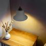Hanging lights - White terracotta pendant light - ELODIE - HYDILE