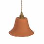 Hanging lights - Ochre terracotta pendant light - ELODIE - HYDILE