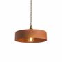 Hanging lights - Ochre terracotta pendant light - MICHELE S - HYDILE