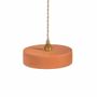 Hanging lights - Ochre terracotta pendant light - MICHELE S - HYDILE