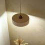 Hanging lights - White terracotta pendant light - MICHELE S - HYDILE