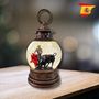 Other Christmas decorations - LED Lantern Snow Globe – Matador & Bull Scene (Warm White LED) – Timer & DC Option - BLUE STAR B.V.